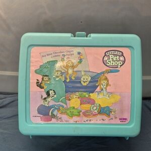 Vintage Thermos Kenner 1993 Littlest Pet Shop Plastic Lunch Box No Thermos